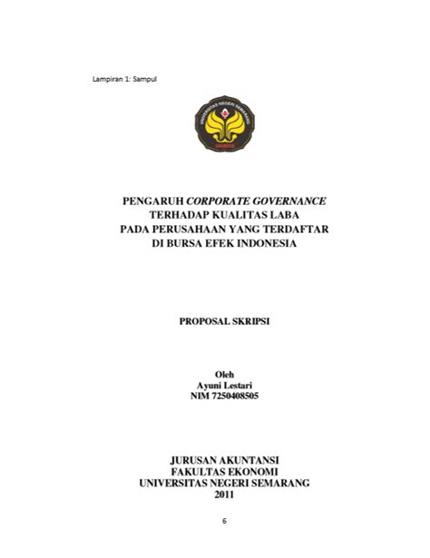 10+ Contoh Cover Proposal Skripsi Berbagai Kampus Di Indonesia — DYP.im