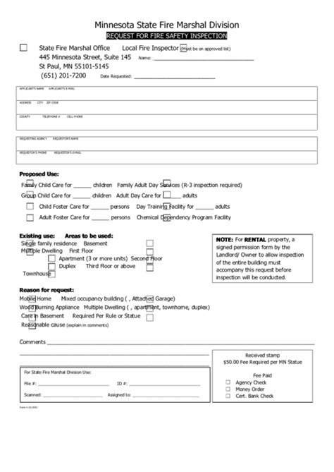 Top 29 Fire Inspection Forms And Templates Free To Download In Pdf Format