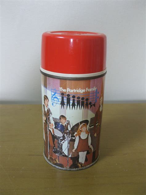 It didn't make sense to bring a sandwich in a thermos, nor did it make sense to. Vintage PARTRIDE FAMILY lunch box Thermos -1971 - metal ...