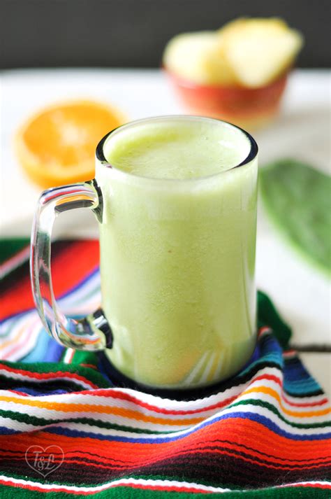 Vitamin c, potassium and b vitamins are some of the nutritional benefits of pineapple juice. Pineapple Cactus Smoothie - Thyme & Love