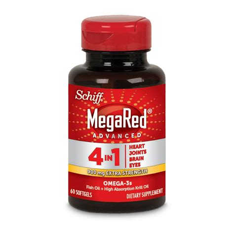 Megared Advanced 4 In 1 2x Concentrated Omega3 900 Mg 60ct