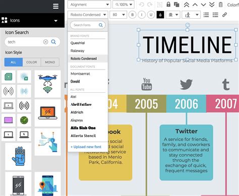 Make A Printable Timeline Online Free Printable Templates