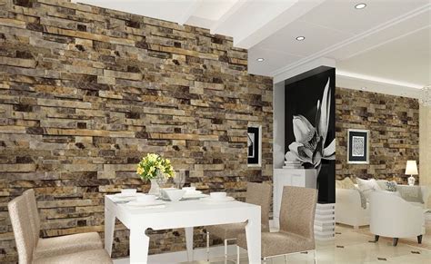 Papel De Colgadura Autoadhesivo Diseño Piedra X 5m - $ 179.000 en