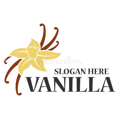 Vanilla Logo Template Stock Vector Illustration Of Natural 91811445