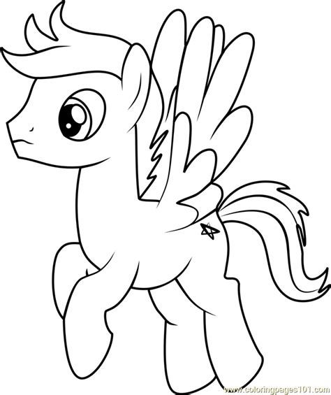 Have fun bringing these cute pony characters to life! Open Skies Coloring Page for Kids - Free My Little Pony ...