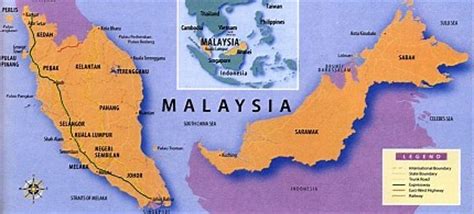 Malaysia is the only southeast asian country where foreigners can directly buy and own land. Map of Malaysia