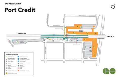 Port Credit Go Station Construction On Island North Platform