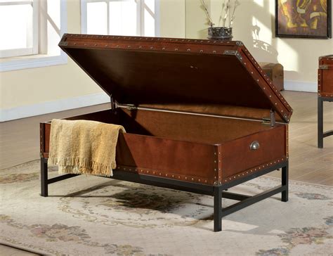 The wooden trunk coffee table available on the site are made of different materials such as wood, aluminum, marble, steel, glass and so on, so that you can pick the best one to go these wooden trunk coffee table are offered in various shapes and sizes ranging from trendy to classic ones. Furniture of America Cherry Reichel Trunk Style Coffee ...