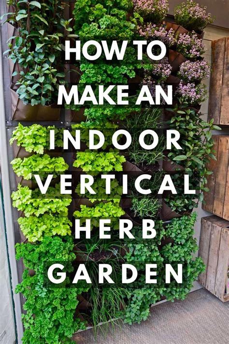 How To Make An Indoor Vertical Herb Garden Hydroponicgardens