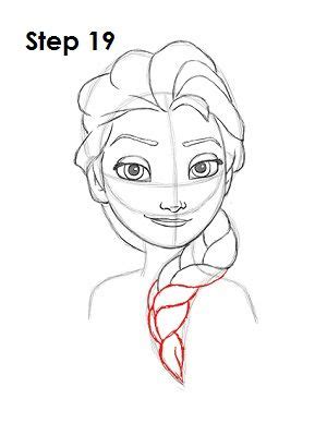 Have a plan in mind when getting ready to draw an anime character's hair. Easy disney drawings, Frozen drawings, Elsa drawing