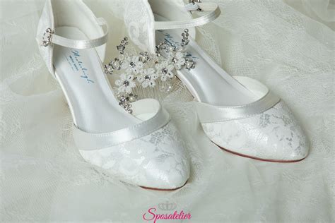 Per l'uso quotidiano è importante scegliere scarpe comode con tacchi che non superino i 4 cm di altezza. Scarpe da sposa online comode con tacco 7 color avorio ...