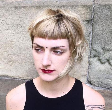Charming short curly hair with bangs 2021. 30 Bangs Hairstyles for Short Hair