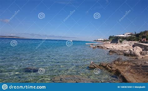 Croatian Coast On The Island Of Pag Editorial Image Image Of Croatian
