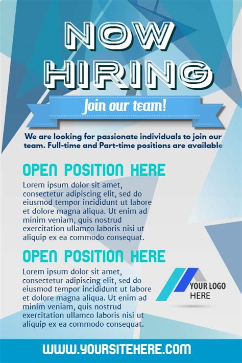 Job Opening Flyer Template Free – The Power of Advertisement