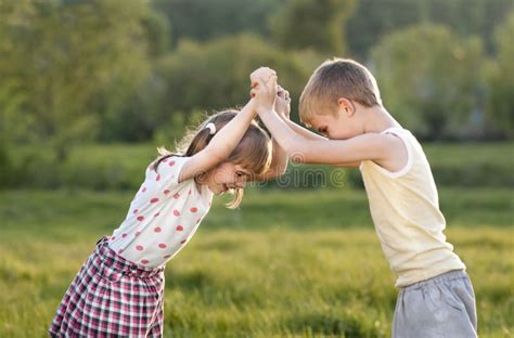 Children Fight Stock Image Image Of Summer Playing 24711375