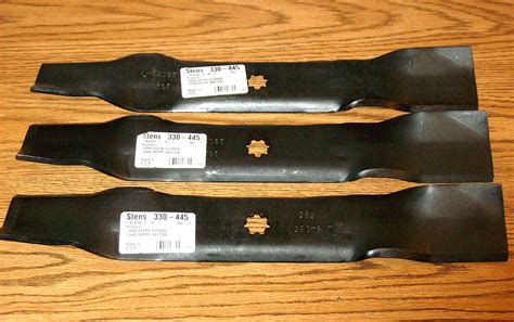 John Deere And Craftsman 54 Cut Set Of 3 Blades Gx21380 Gy20679