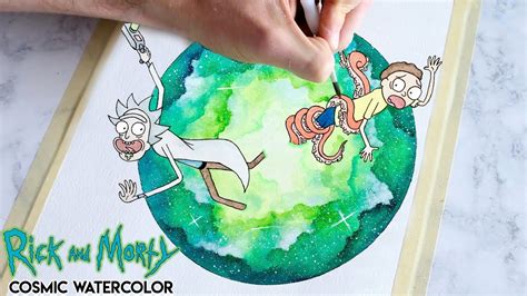 Rick And Morty Watercolor At Explore Collection Of