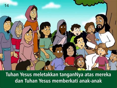 Komik Alkitab Anak Tuhan Yesus Memberkati Anak Anak