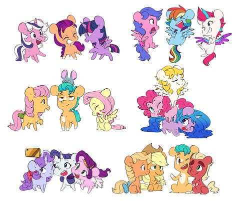 G1 G4 And G5 Mylittlepony