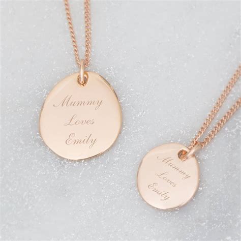 Personalised Mother And Daughter Necklace Set By Bloom Boutique
