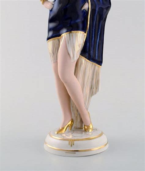 Perhaps as a young man he didn't see a future for himself in romania so he took himself off to italy in 1909 to learn with an italian sculptor. Art Deco Royal Dux Hand Painted Porcelain Figurine, Posing ...