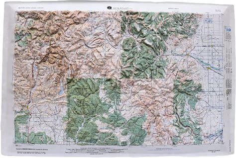 Buy Hubbard Scientific Durango Colorado Regional Raised Relief Map