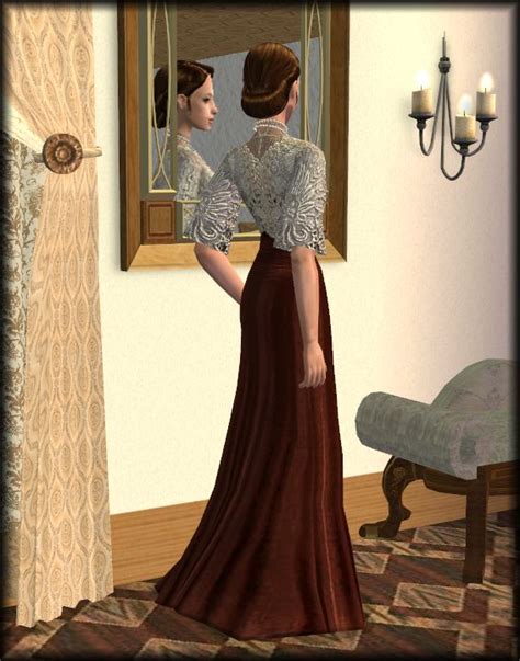 Mod The Sims Edwardian Tea Dress
