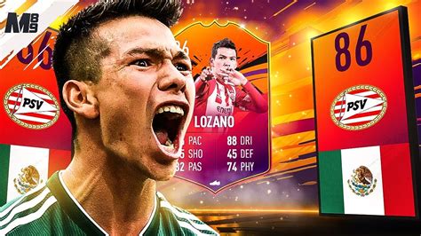 Hirving rodrigo lozano bahena (born 30 july 1995) is a mexican professional footballer who plays as a winger for psv and the mexico national team. FIFA 19 HEADLINERS LOZANO REVIEW | 86 HEADLINERS LOZANO ...