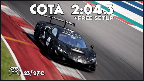 Acc Hotlap Cota Ferrari Gt Free Setup Youtube