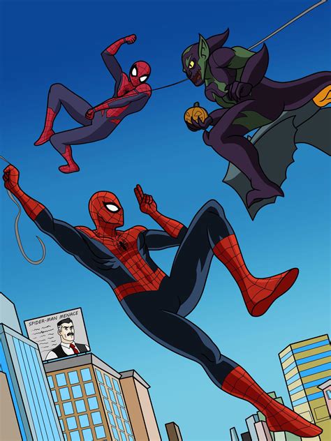 Ultimate Spider Man Meets Marvels Spider Man By Amazing Mopet A