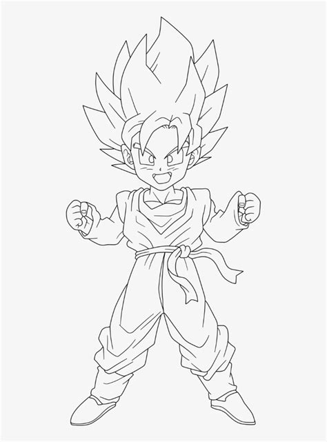 Dragon ball z (ドラゴンボールz, doragon bōru zetto?) (usually abbreviated as dbz). Dragon Ball Z Goten Drawing Transparent PNG - 589x1078 - Free Download on NicePNG