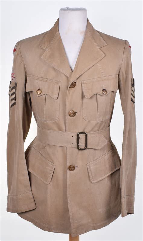Royal Air Force Tropical Uniform Fine Four Pocket Kd Other Ranks Tunic