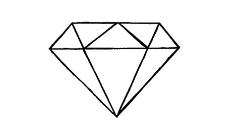 Como Desenhar Um Diamante F Cil How To Draw A Diamond Easy