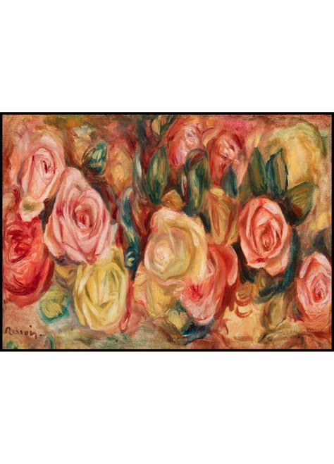 Roses By Renoir Poster Posteryard Snygga Posters Online