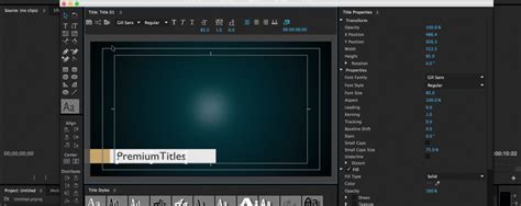 How To Create And Share Title Templates In Premiere Pro
