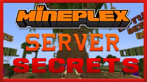 Minecraft Server Secrets Mineplex Youtube