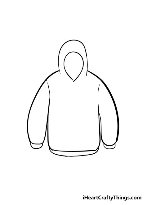 Hoodie Drawing How To Draw A Hoodie Step By Step