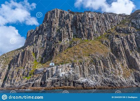 Tasman Island At Tasman National Park In Tasmania Australia Stock