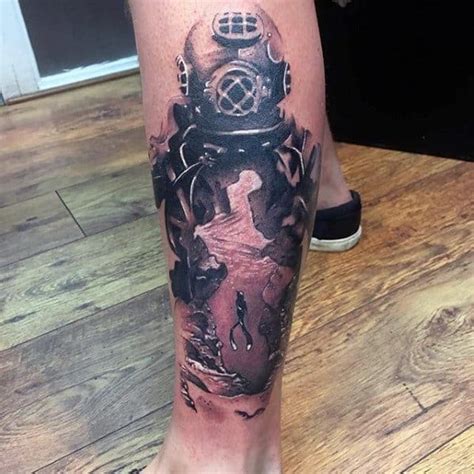See tattoo designs diving stock video clips. 60 Diver Tattoo Designs For Men - Underwater Ink Ideas