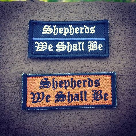 Shepherds We Shall Be Morale Patch From Zombie Tactical Cord Morale