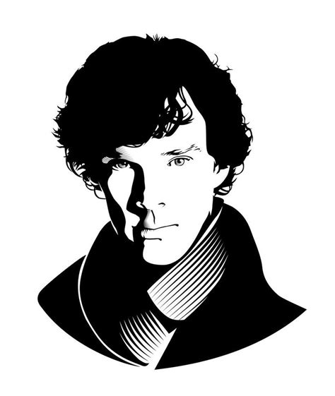 Sherlock By Pin N Needles Silhouette Sketch Human Silhouette