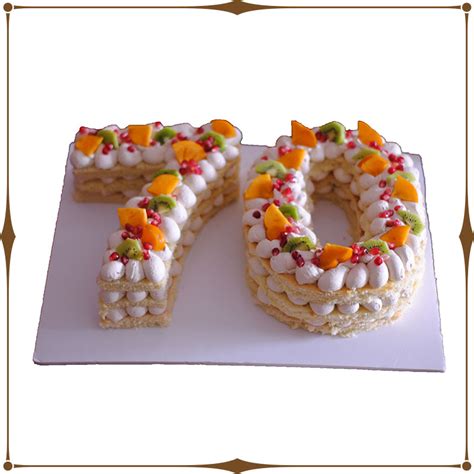 Fruit Topped Number Cake Chanis Delectables