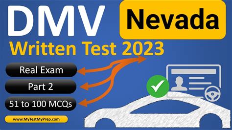 Nevada DMV Written Test 2023 [Part 2] Learner Permit Practice Test NV
