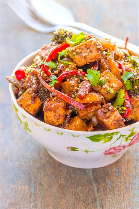 Sturdy and will hold together through. Chinese Stir Fried Tofu *Video Recipe* - Flavor Quotient