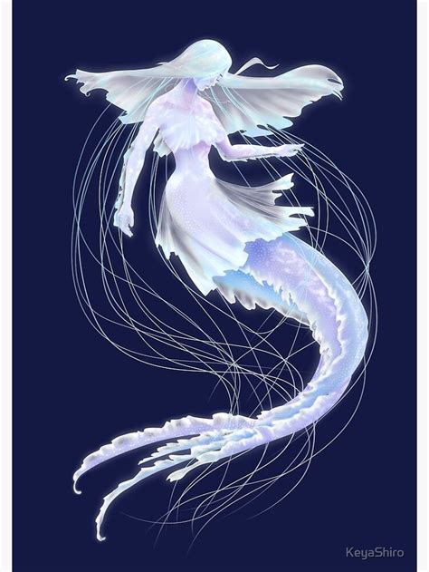 Jellyfish Mermaid Spiral Notebook By Keyashiro Mermaid Art Jellyfish
