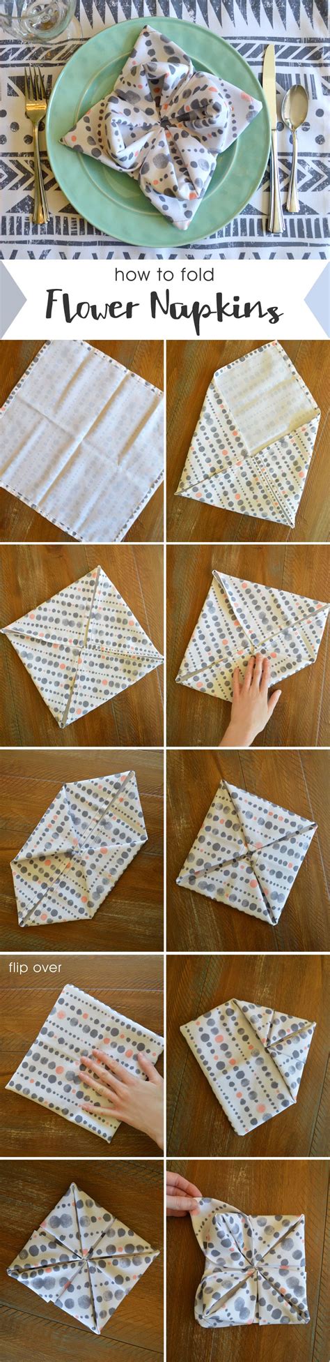 In this example, easter eggs were added. Gorgeously Simple Dinner Party Ideas | Napkin folding ...