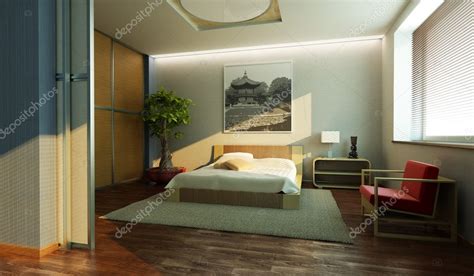 Japan Style Bedroom Interior — Stock Photo © Auriso 2571250