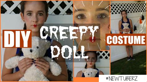 What you need to do: DIY Creepy Doll Halloween costume! | #NEWTUBERZ - YouTube