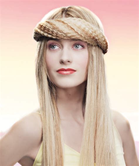 Long And Blonde 70s Inspired Hairstyle