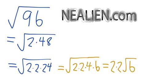 Qual é A Raiz Quadrada De 96